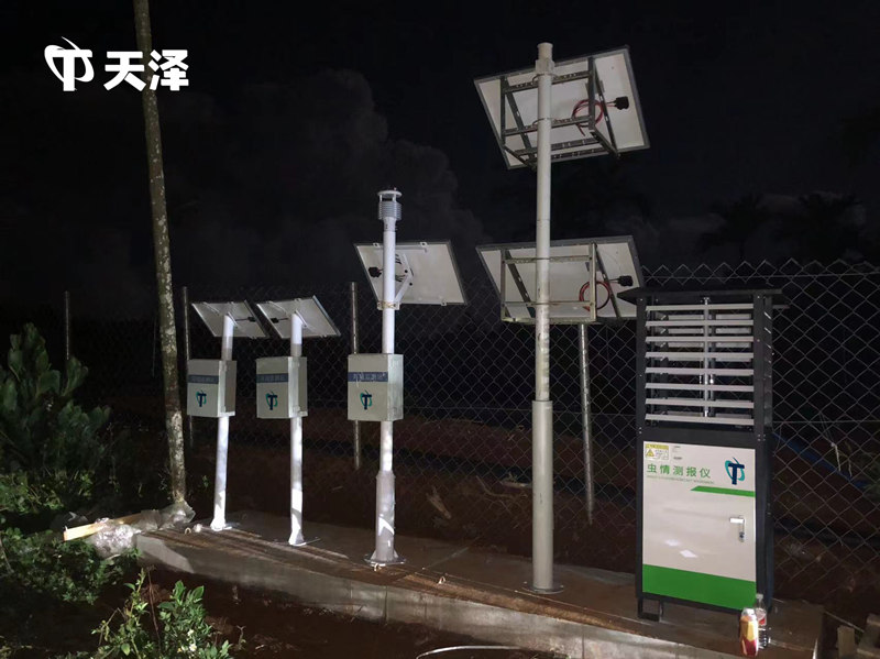 虫情监测系统在海南某种植基地安装